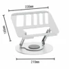 Support d'ordinateur portable réglable rotation 360°laptop stand