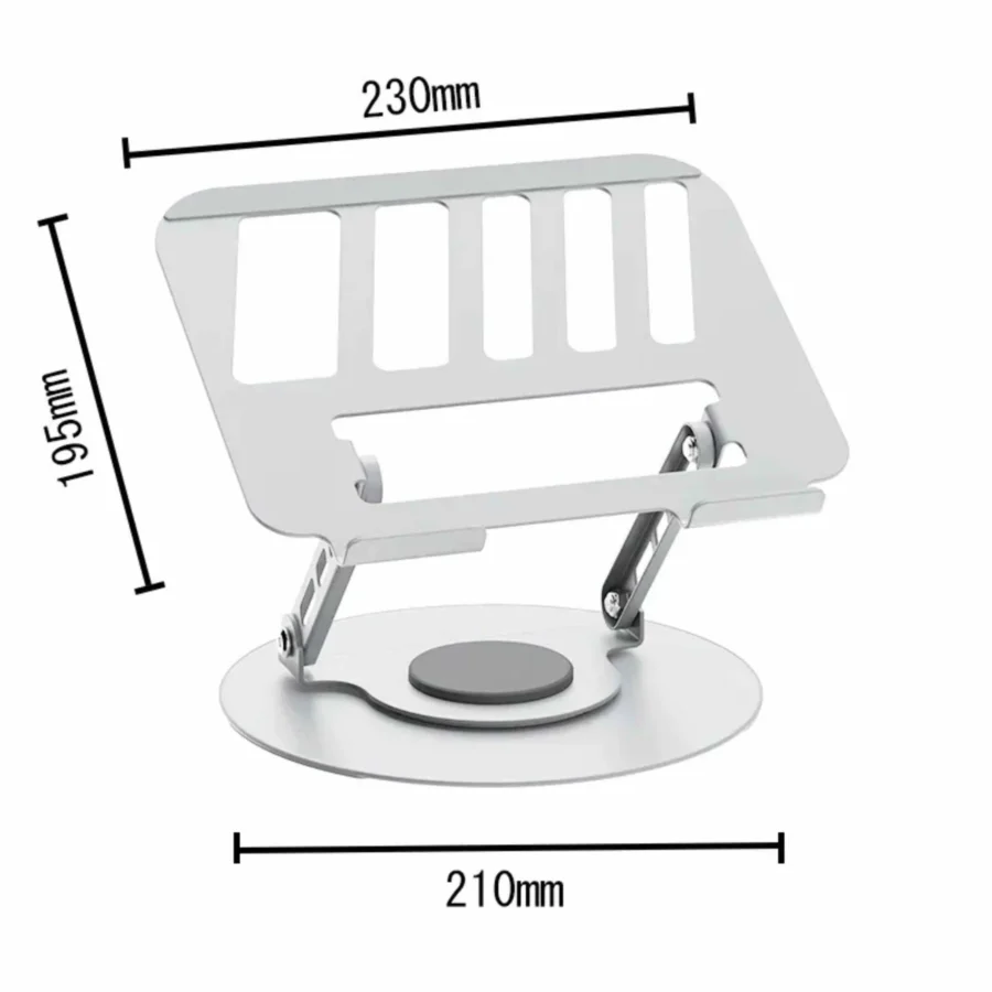 Support d'ordinateur portable réglable rotation 360°laptop stand