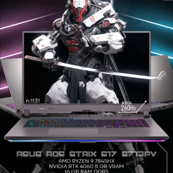 ROG Strix G17 RTX 4060 gaming laptop Ryzen 9 7845HX 2K 240Hz