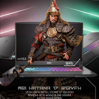 MSI Katana 17 B13VGK gaming laptop i7-13620H RTX 4060