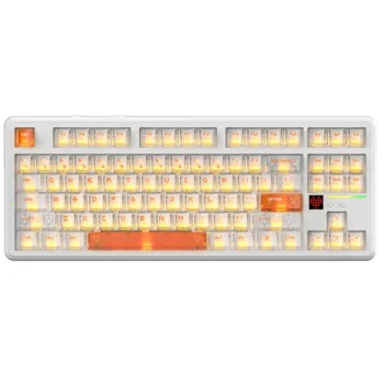 R87.2774.webp ATTACK SHARK X87 ULTRA White Ice Orange QWERTY