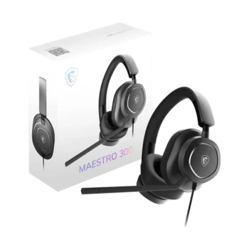 casque-gaming-msi-maestro-300-usb-os3-8zc8001-000 Casque gamer MSI Maestro 300 avec haut-parleurs 40 mm et microphone cardioïde amovible USB-C